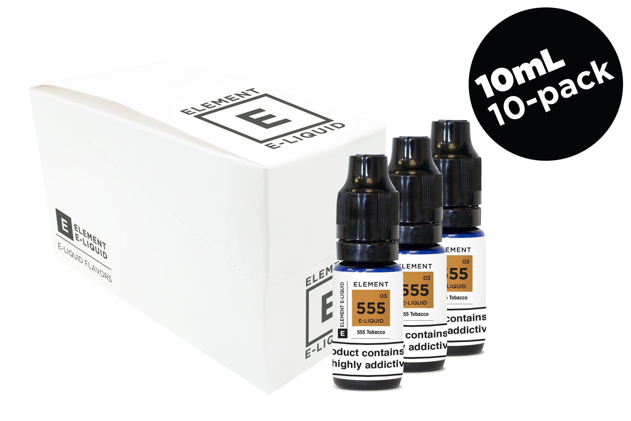 element 555 tobacco 60ml Element NS20 555 Tobacco ELiquid