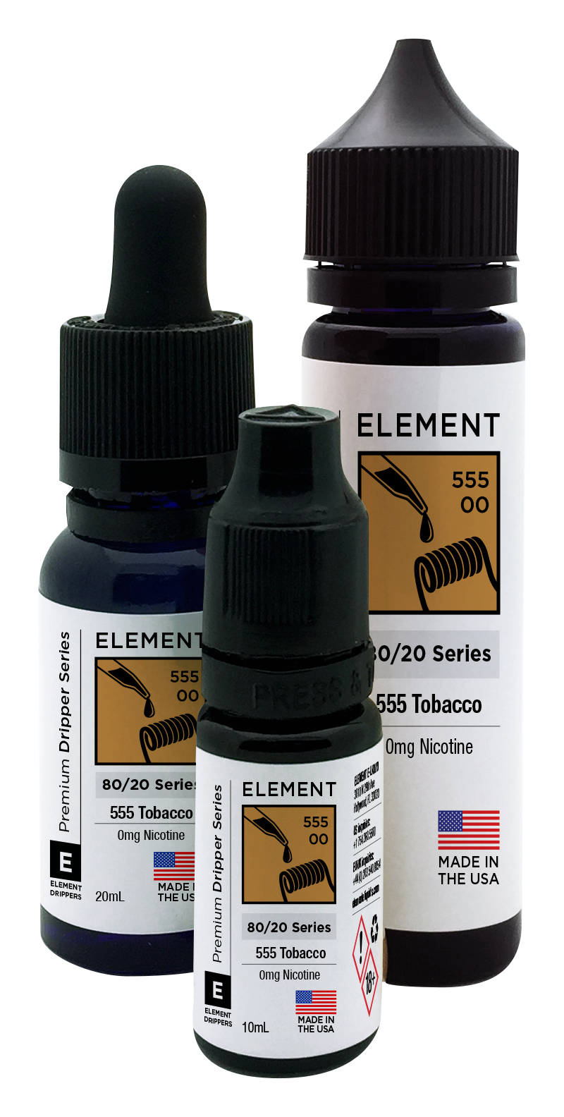 element 555 tobacco 555 Tobacco Dripper e-Liquid element 555 tobacco 555 Tobacco Dripper e-Liquid