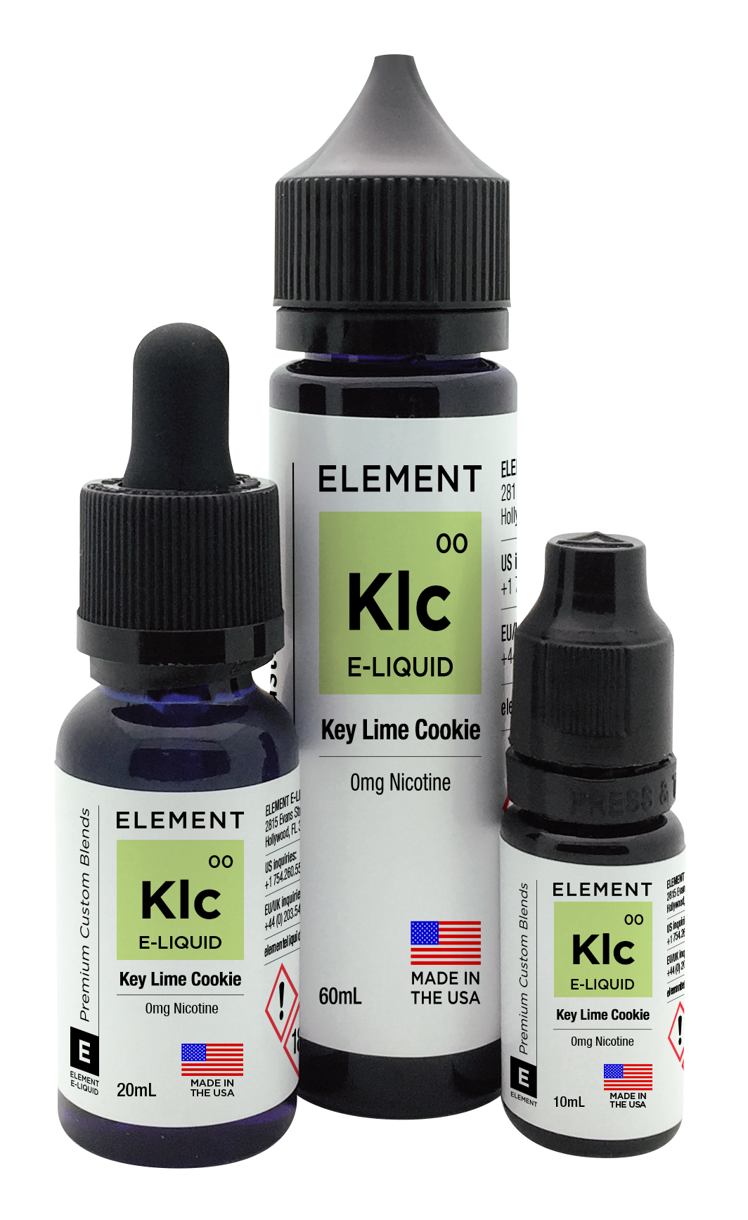 Key Lime Cookie e-Liquid - Element e-Liquids Key Lime Cookie e-Liquid - Element e-Liquids
